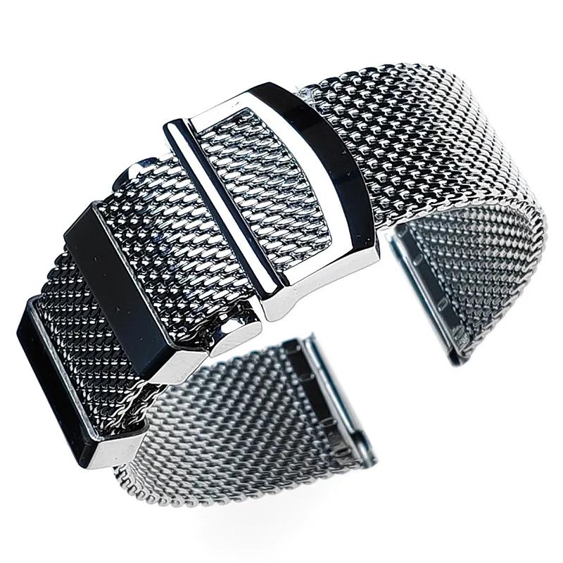 Quick Release Milanese Mesh Watch Strap for Rolex Watches 20/22mm for Pilot Folding Buckle Wristband Men Women Metal Watchband 22mm
Quick Release Milanese Mesh Watch Strap for Rolex Watches 20/22mm for Pilot Folding Buckle Wristband Men Women Metal Watchband 22mm
