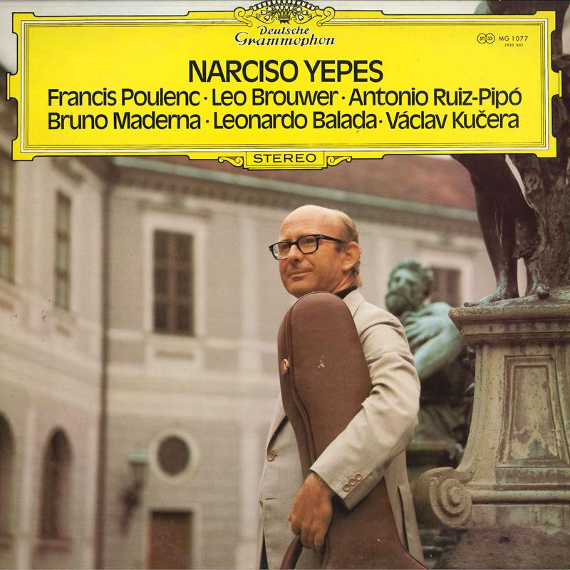 LP Record NARCISO YEPES(GUITAR) - Francis Poulenc/Leo Brouwer/Antonio MG1077 POLYDOOR Japan Classical Used
LP Record NARCISO YEPES(GUITAR) - Francis Poulenc/Leo Brouwer/Antonio MG1077 POLYDOOR Japan Classical Used