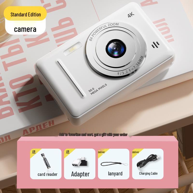 Ретро CCD Портативна Двокамерна з Флешем для Нових Студентів
Ретро CCD Портативна Двокамерна з Флешем для Нових Студентів