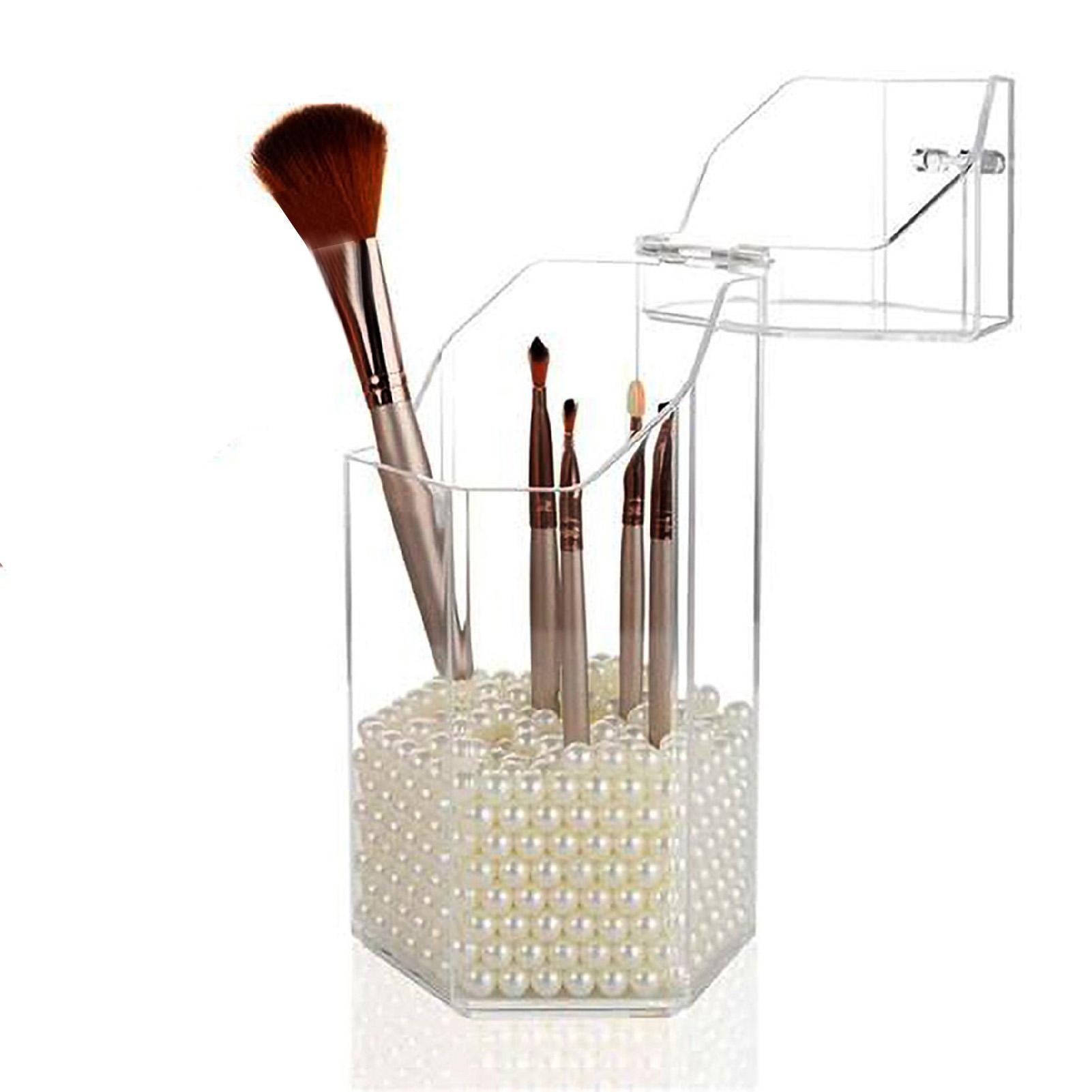 Makeup Brush Holder Transparent Dustproof Plastic Cosmetic Brush Organizer with Airtight Lid for
Makeup Brush Holder Transparent Dustproof Plastic Cosmetic Brush Organizer with Airtight Lid for