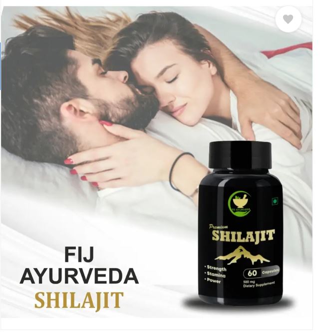 FIJ AYURVEDA Premium Shilajit/Shilajeet Capsule for Stamina & Power 500mg 60 Capsules
FIJ AYURVEDA Premium Shilajit/Shilajeet Capsule for Stamina & Power 500mg 60 Capsules