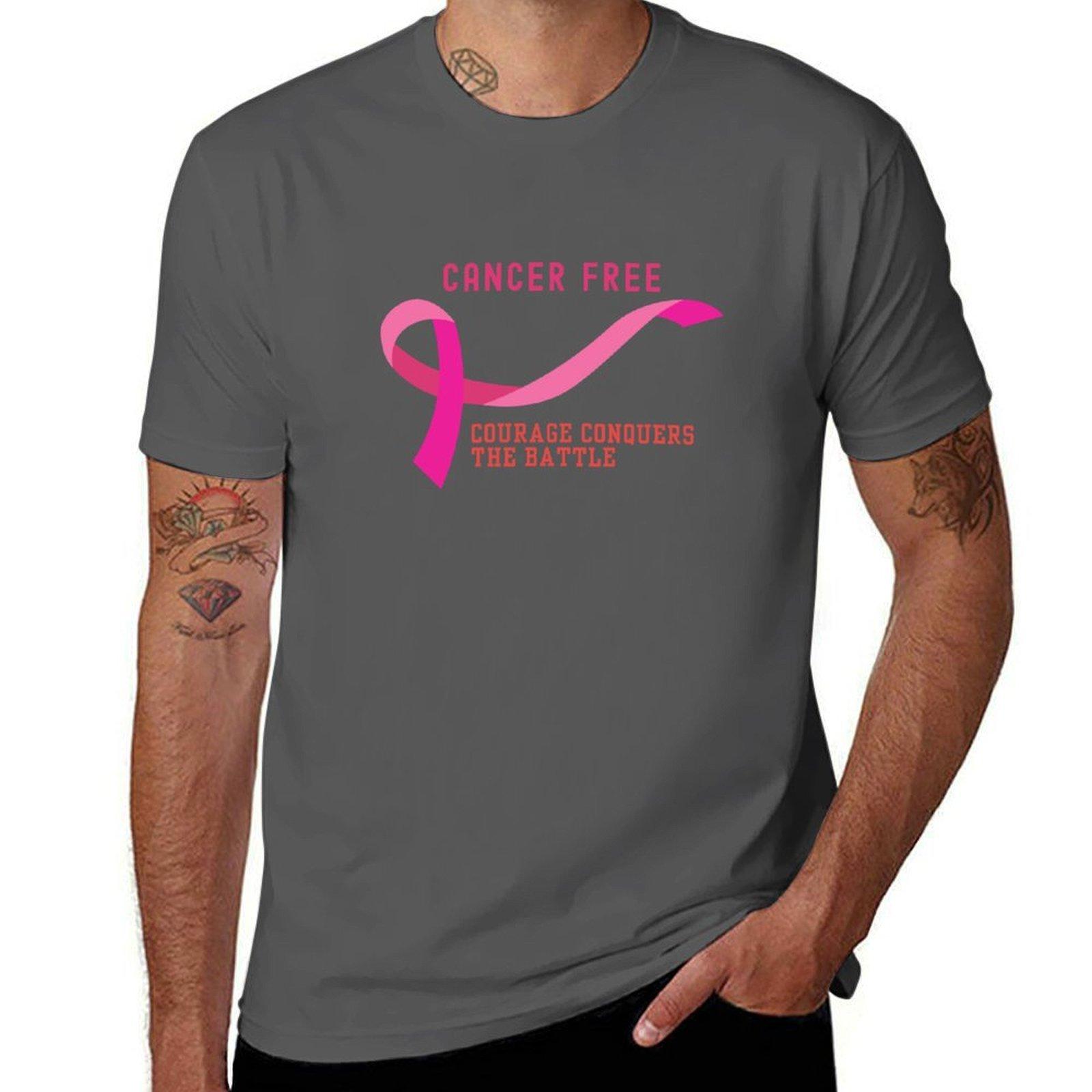 Cancer Free T-Shirt t shirts for man cotton funny anime tshirt cotton tshirt 100% T-Shirt 4XL
Cancer Free T-Shirt t shirts for man cotton funny anime tshirt cotton tshirt 100% T-Shirt 4XL