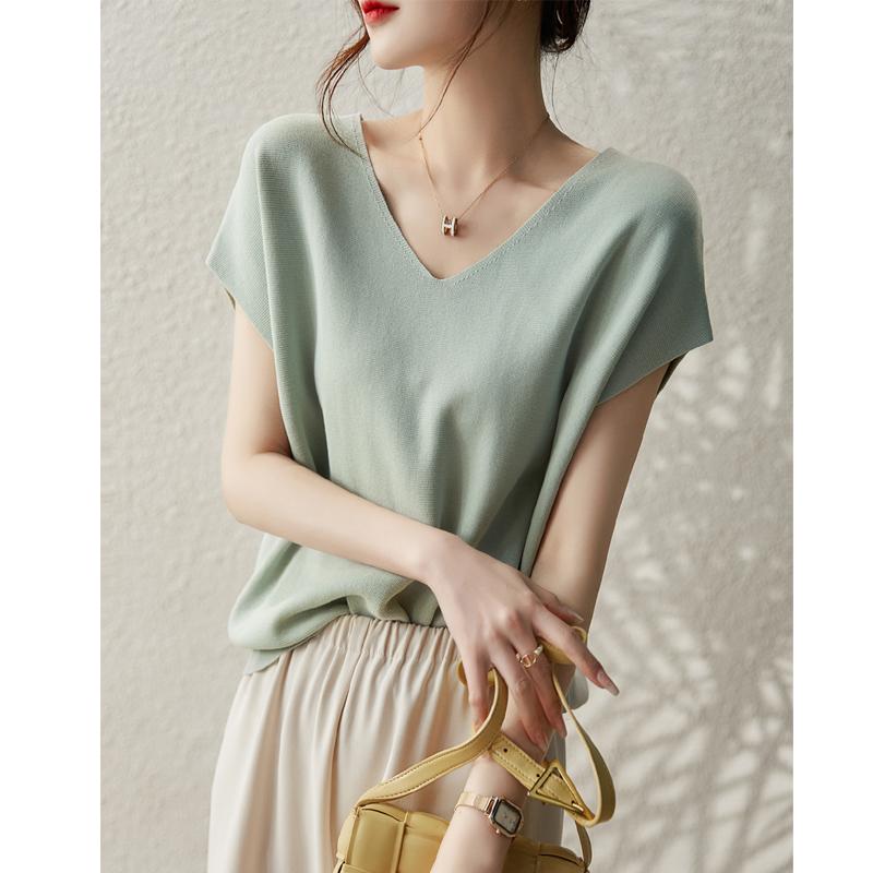 Летняя новая тонкая модная повседневная свободная трикотажная рубашка с рукавом «летучая мышь», женская однотонная элегантная блузка из ледяного шелка, женская простая тонкая офисная женская рубашка, топы 26633 2XL зелёный
Летняя новая тонкая модная повседневная свободная трикотажная рубашка с рукавом «летучая мышь», женская однотонная элегантная блузка из ледяного шелка, женская простая тонкая офисная женская рубашка, топы 26633 2XL зелёный