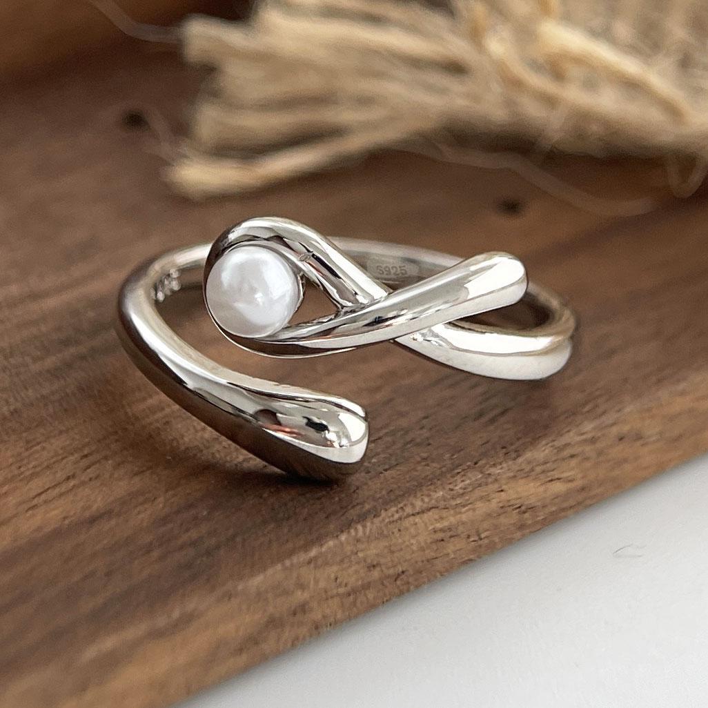 925 Sterling Silver Rings for Women Couple Minimalist Handmade Simple Pearl Ring Fine Jewelry Gift Prevent Allergy resizable
925 Sterling Silver Rings for Women Couple Minimalist Handmade Simple Pearl Ring Fine Jewelry Gift Prevent Allergy resizable