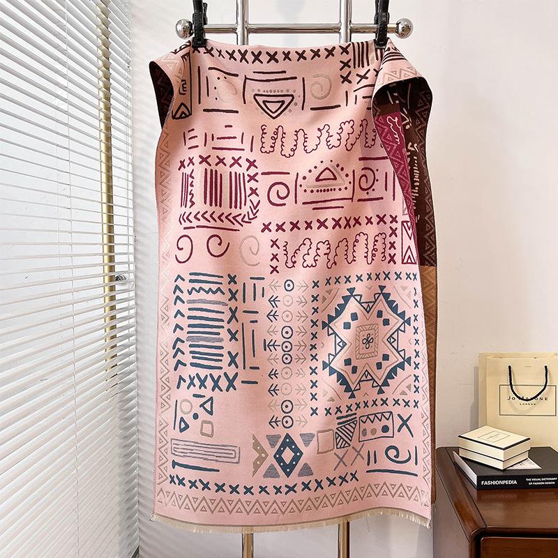 Дорожная ветрозащитная шаль, шарф из имитации кашемира, двухсторонний, многоцелевой, утолщенный теплый шарф 185cm розовый
Дорожная ветрозащитная шаль, шарф из имитации кашемира, двухсторонний, многоцелевой, утолщенный теплый шарф 185cm розовый