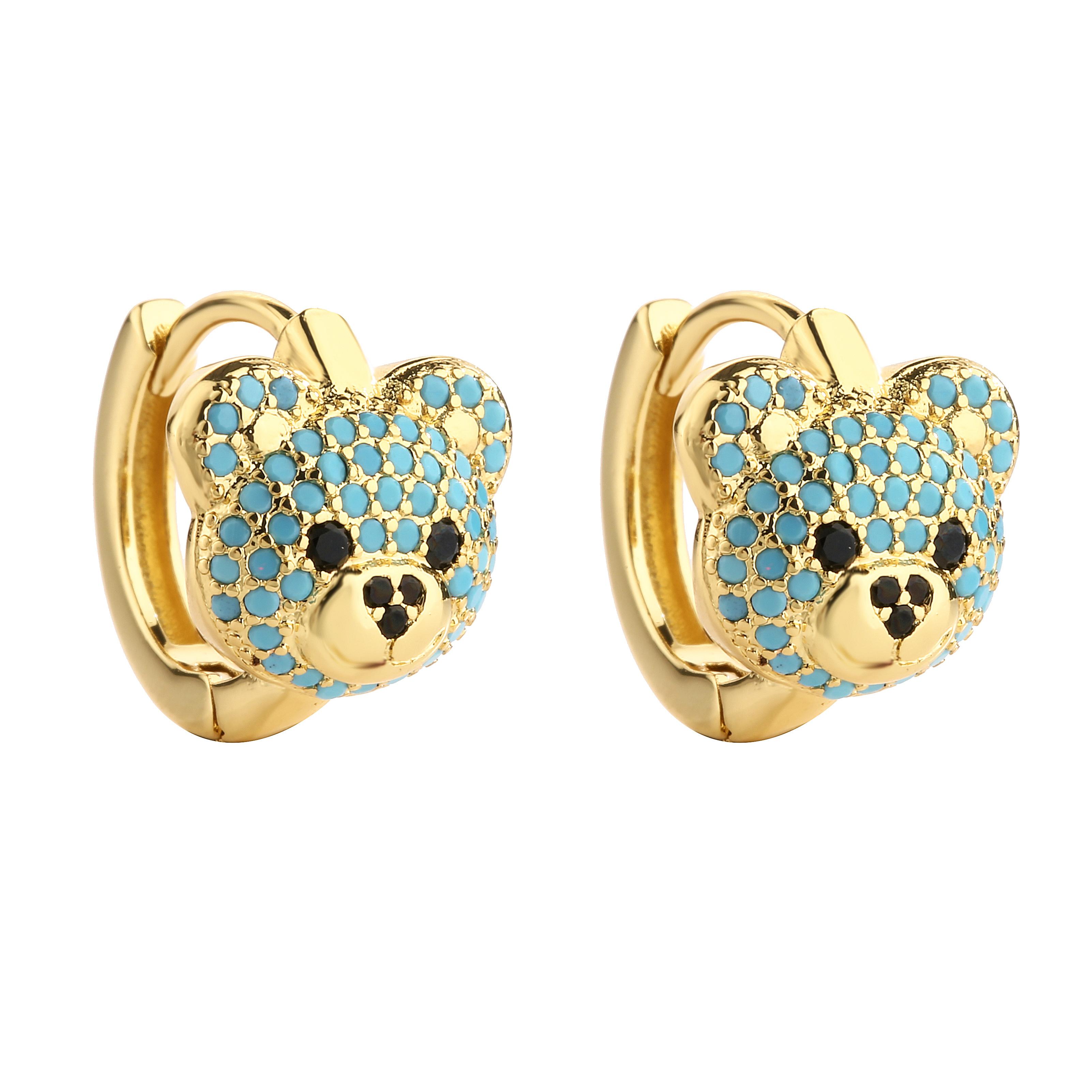 HECHENG,New Cute Cartoon Zircon Bear Hoop Earrings For Women Gold Copper Color Metal Animal Circle Hoop Earring Wedding Zircon синий
HECHENG,New Cute Cartoon Zircon Bear Hoop Earrings For Women Gold Copper Color Metal Animal Circle Hoop Earring Wedding Zircon синий