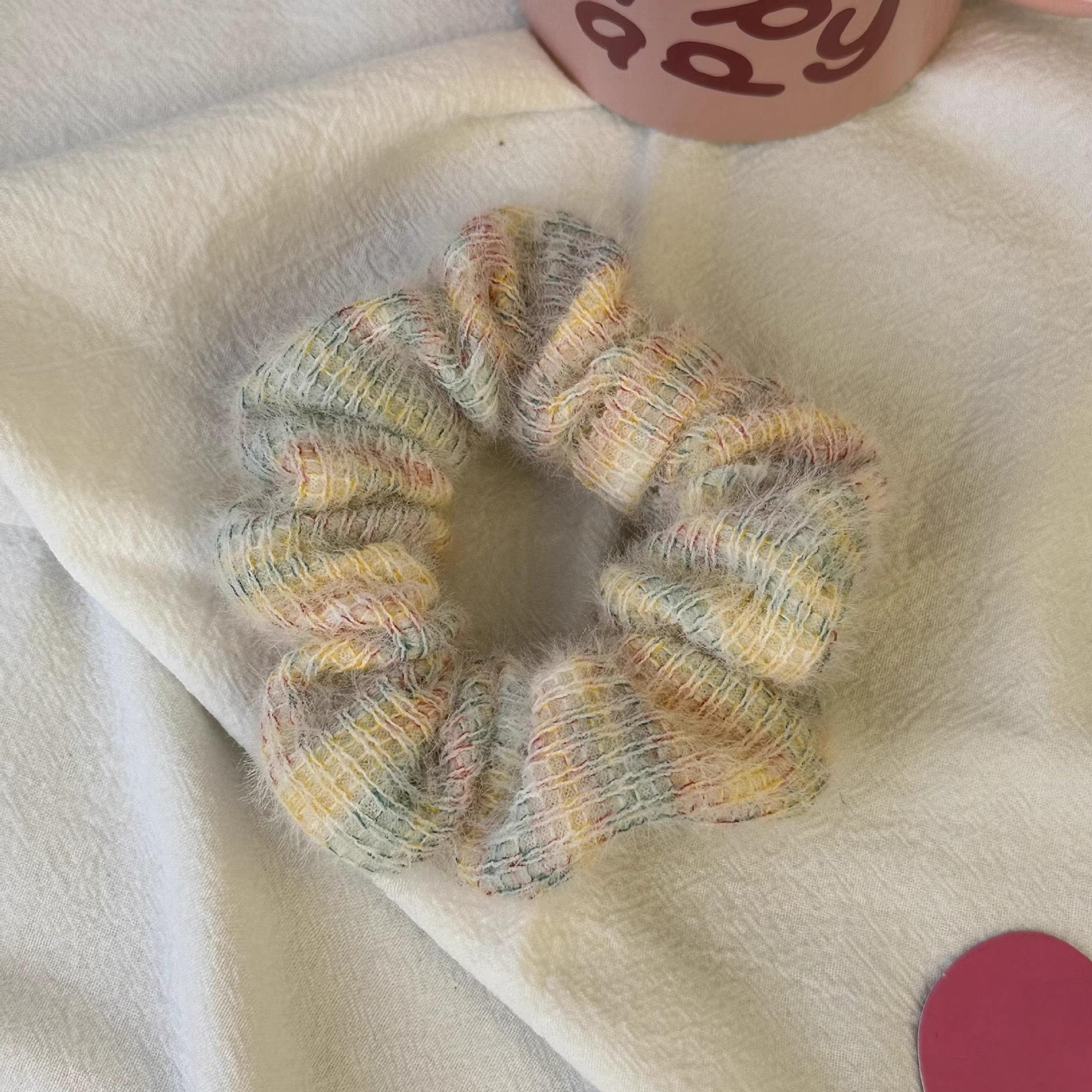 Winter Korean New Sweet Plush Knitted Hair Ties Ropes Gradient Pink Color Scrunchies Kawaii Blue Lace Large Elastic Hair Bands хаки
Winter Korean New Sweet Plush Knitted Hair Ties Ropes Gradient Pink Color Scrunchies Kawaii Blue Lace Large Elastic Hair Bands хаки