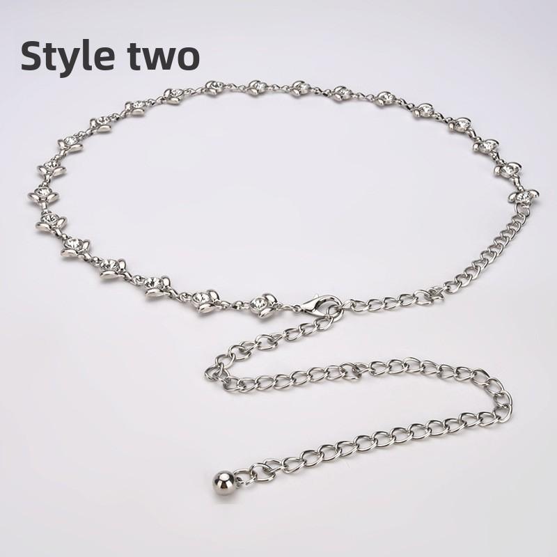 Mei Mary New metal waist chain - women s fashionable, elegant, and versatile dress accessory body chain
Mei Mary New metal waist chain - women s fashionable, elegant, and versatile dress accessory body chain