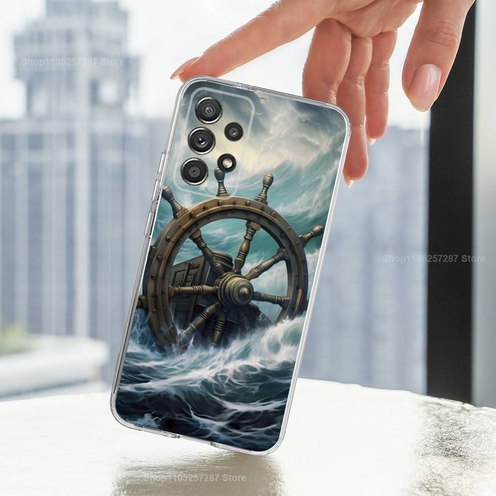 Ship Wheel Ocean Anchor Case For Samsung A51,30,71,S9,Ultra,Lite,S22,21,PIus,10,20,FE,23,Transparent, Silicone SamsungS22plus 5G
Ship Wheel Ocean Anchor Case For Samsung A51,30,71,S9,Ultra,Lite,S22,21,PIus,10,20,FE,23,Transparent, Silicone SamsungS22plus 5G