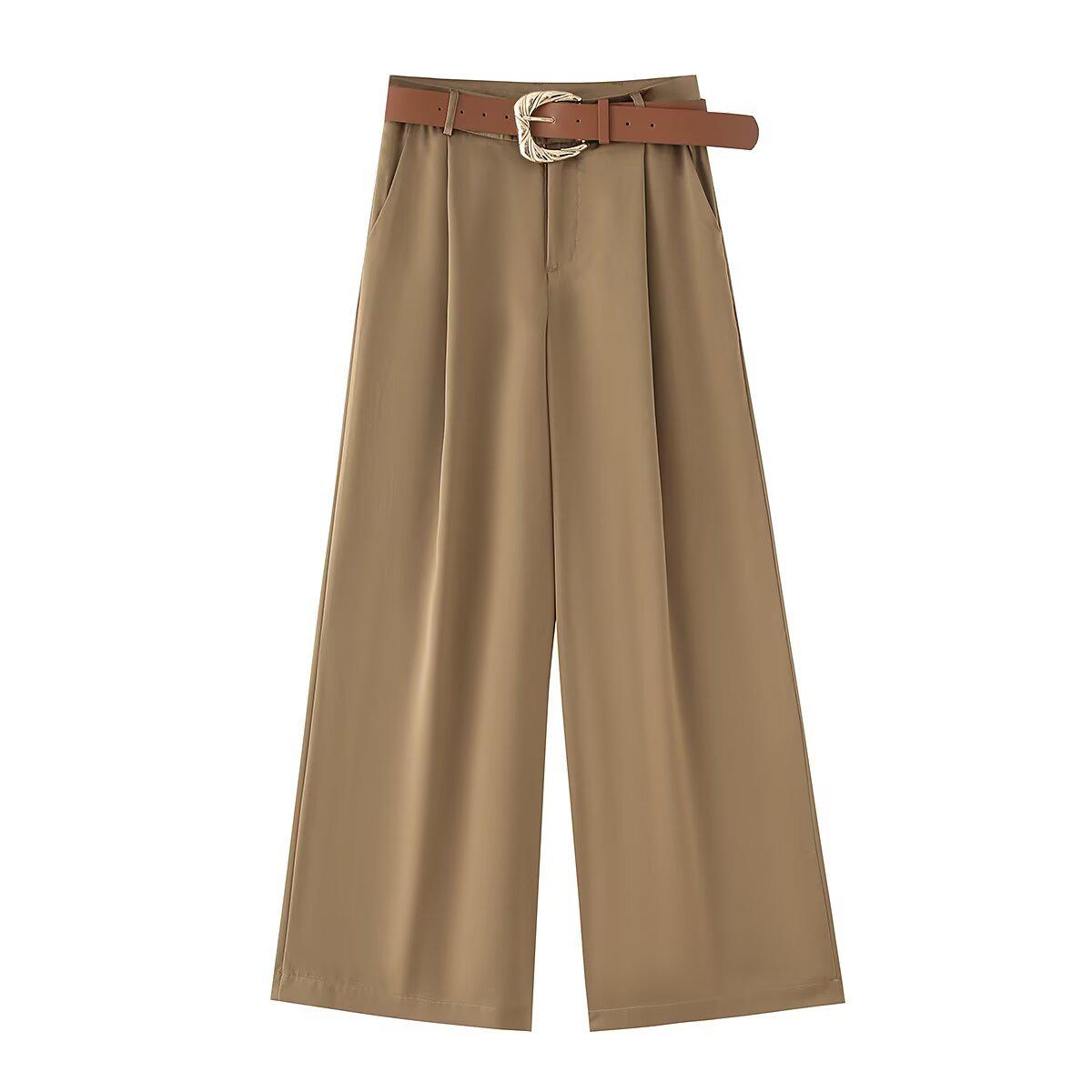 Spring 2026 Women s Metallic Satin Wide-Leg Palazzo Pants with Belt L
Spring 2026 Women s Metallic Satin Wide-Leg Palazzo Pants with Belt L