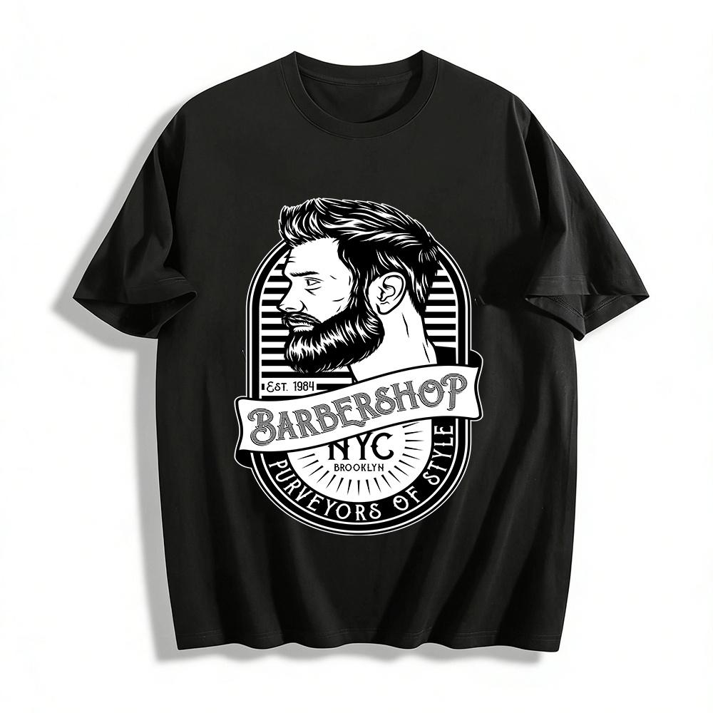 Vintage Brooklyn Barbershop Graphic Casual Tee NYC Est 1984 Pure cotton T-shirt 6XL
Vintage Brooklyn Barbershop Graphic Casual Tee NYC Est 1984 Pure cotton T-shirt 6XL