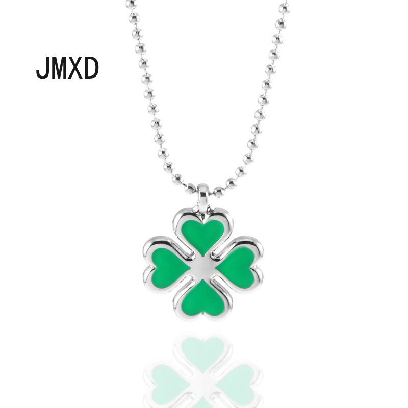 JMXD-Ожерелье с четырьмя лепестками клевера, женское счастливое темпераментное ожерелье с цепочкой на ключицы, ожерелье с четырьмя лепестками клевера
JMXD-Ожерелье с четырьмя лепестками клевера, женское счастливое темпераментное ожерелье с цепочкой на ключицы, ожерелье с четырьмя лепестками клевера