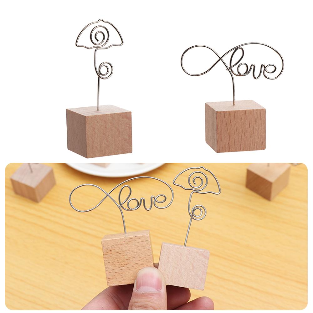 Metal Simplicity Wedding Decor Desktop Ornaments Square Wooden Photo Clip Picture Frame Memo Holder
Metal Simplicity Wedding Decor Desktop Ornaments Square Wooden Photo Clip Picture Frame Memo Holder