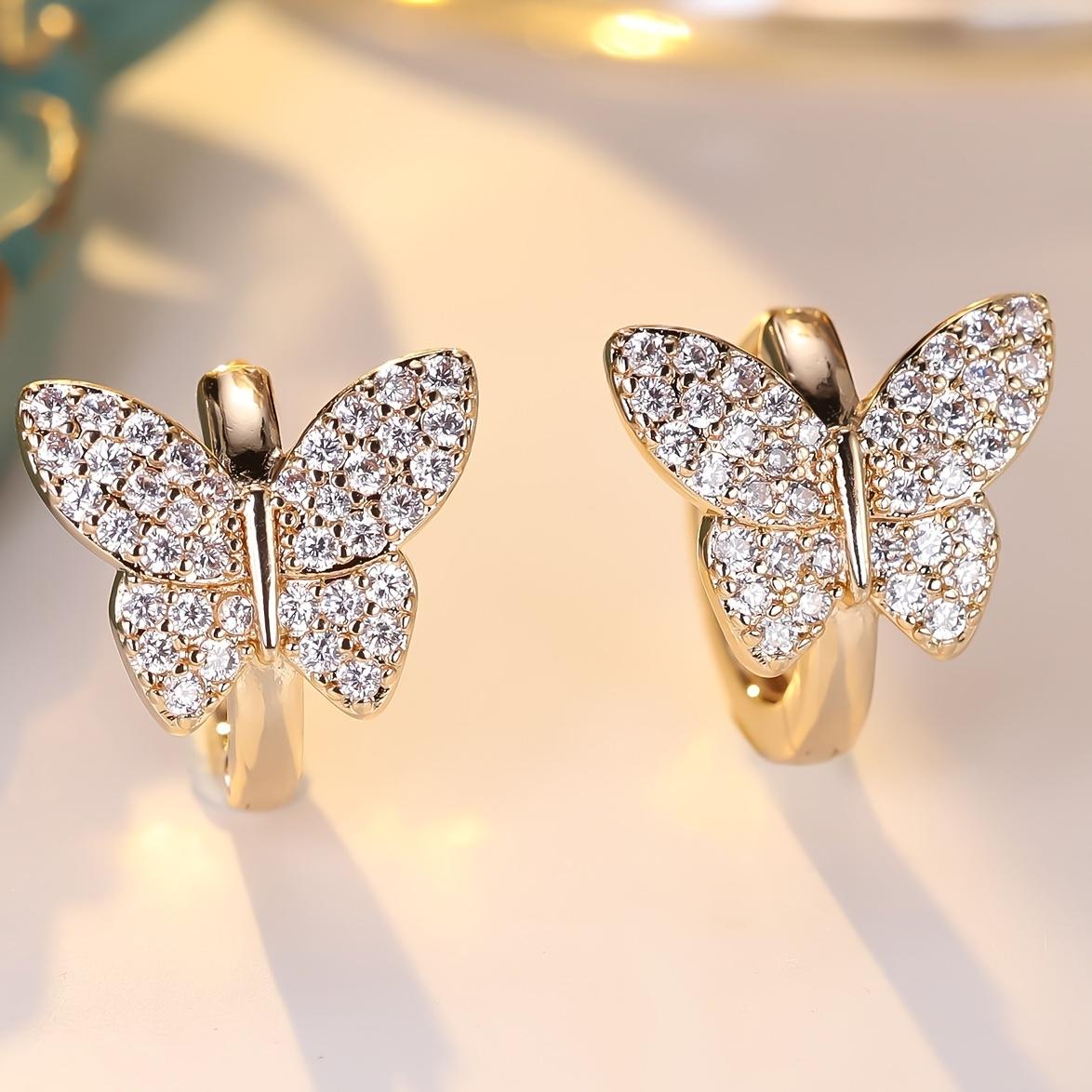 1Pair of Women s Classic Butterfly-like Earrings, Exquisite Jewelry, Suitable for Daily Wear for Parties and Weddings
1Pair of Women s Classic Butterfly-like Earrings, Exquisite Jewelry, Suitable for Daily Wear for Parties and Weddings