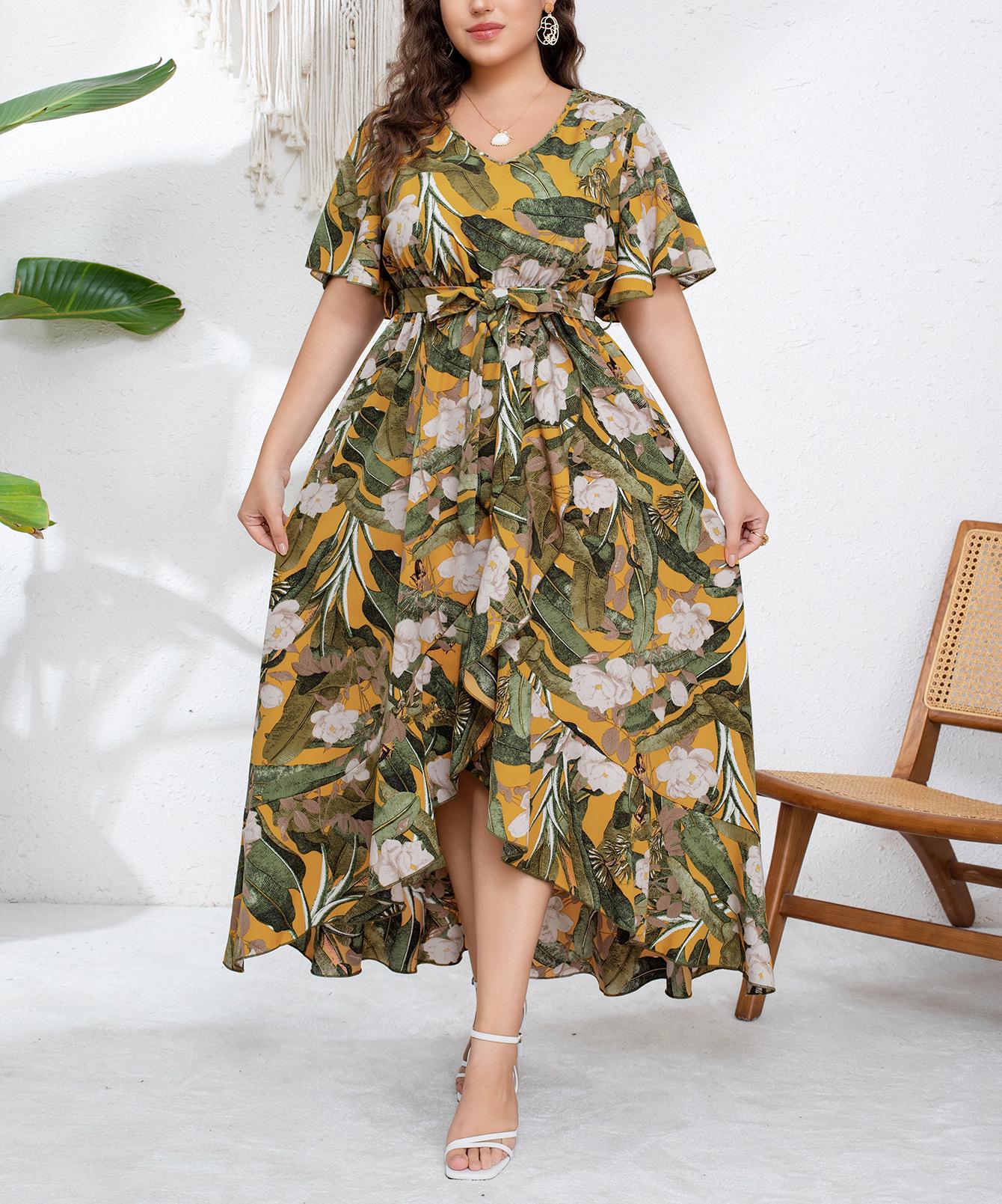 Special Offer: Ditsy Floral V-Neck High Waist Slimming Short Sleeve Knee-Length Irregular Women s Dress 1XL зелёный
Special Offer: Ditsy Floral V-Neck High Waist Slimming Short Sleeve Knee-Length Irregular Women s Dress 1XL зелёный