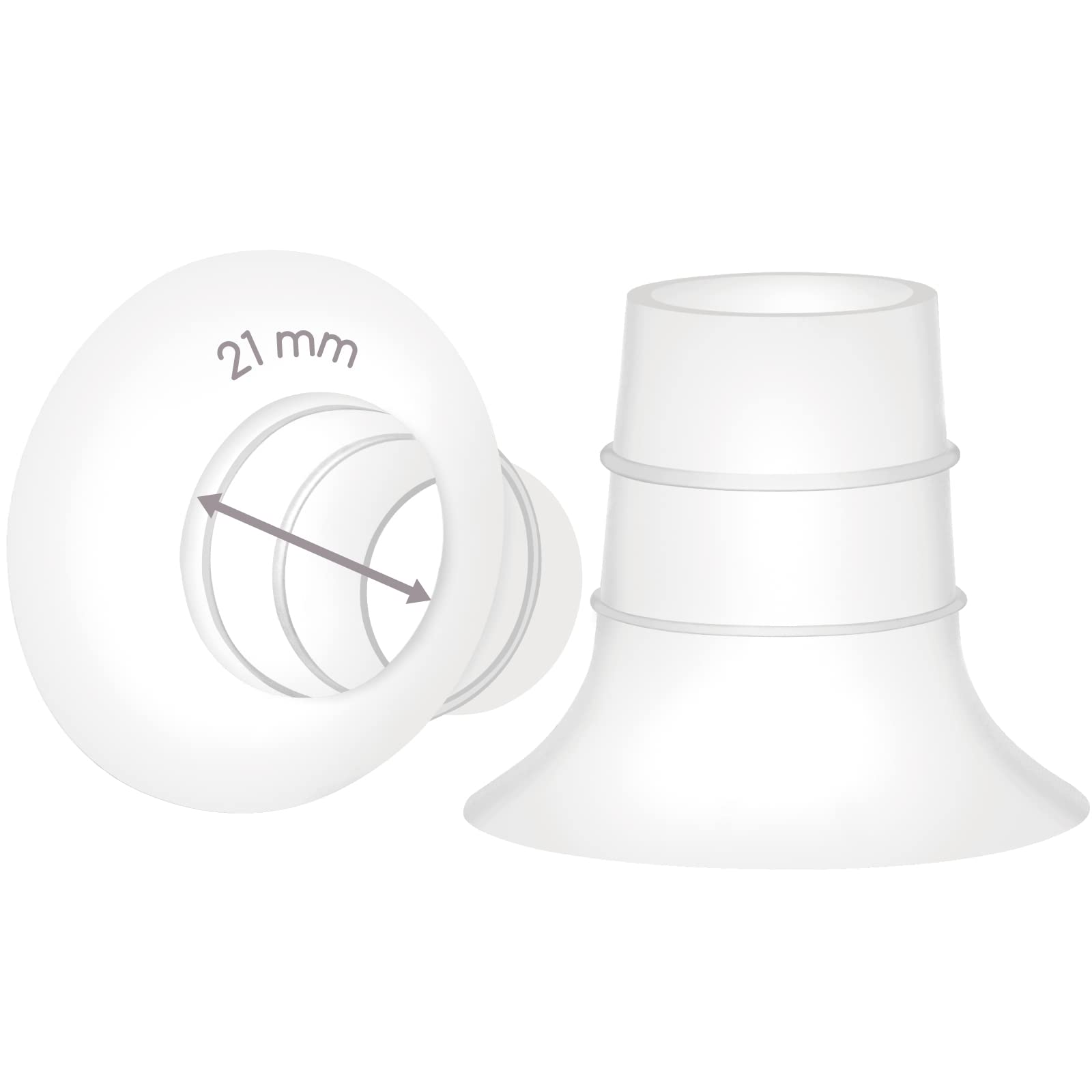 Фланцевая вставка Maymom 21 мм, укороченная, воронка для груди Medela 24 мм, 2 шт. в упаковке
Фланцевая вставка Maymom 21 мм, укороченная, воронка для груди Medela 24 мм, 2 шт. в упаковке
