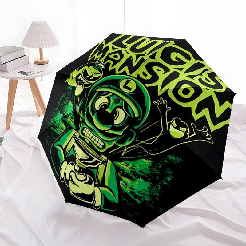 1pc Luigi s Mansion Spooky Adventure Automatic Opening and Closing Umbrella - Small Umbrella Suitable for Various Occasions, Portable 3-Fold Small Umb
1pc Luigi s Mansion Spooky Adventure Automatic Opening and Closing Umbrella - Small Umbrella Suitable for Various Occasions, Portable 3-Fold Small Umb