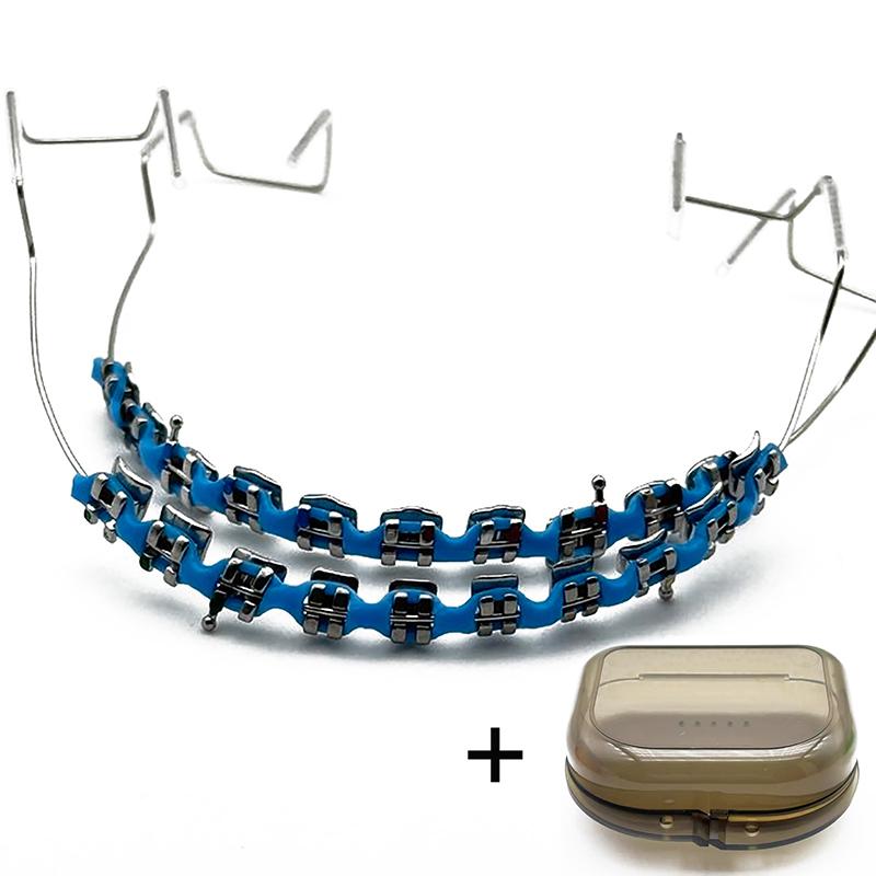 Colorful Dental Fake Braces With Hook Temporary Tooth Decoration With Metal Wires Bracket With Hook Ligature Tie Dental Tool синий
Colorful Dental Fake Braces With Hook Temporary Tooth Decoration With Metal Wires Bracket With Hook Ligature Tie Dental Tool синий