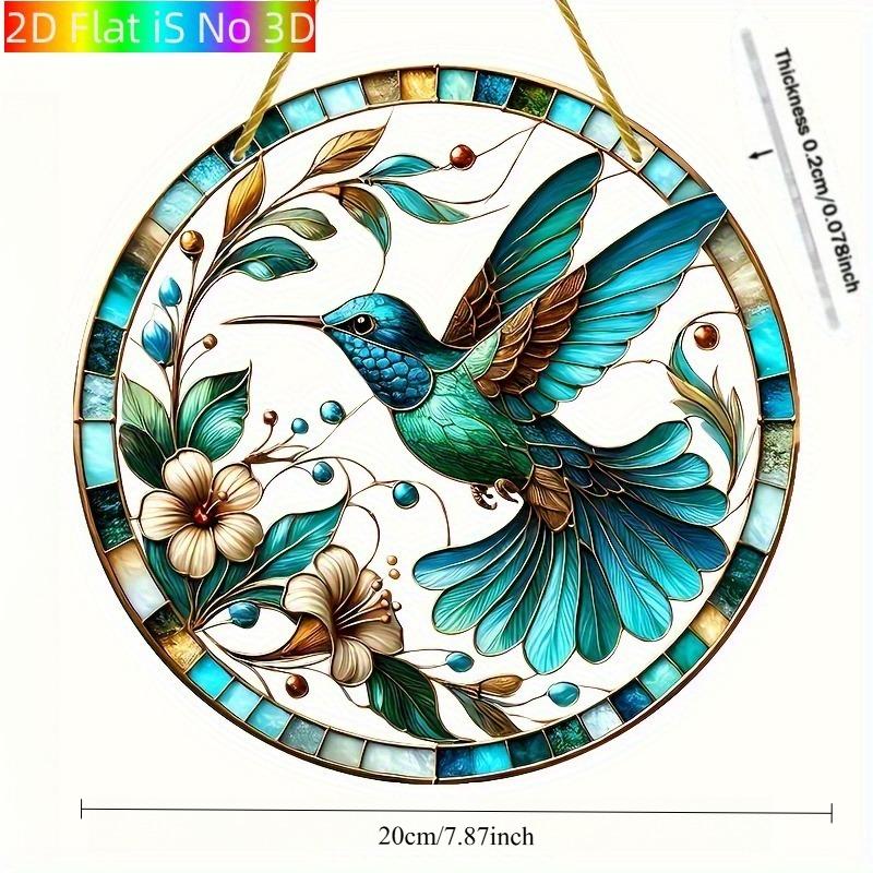 2D Flat Acrylic Hummingbird and Flower Decoration, No Need for Batteries/electricity, Unique Indoor/outdoor Decoration, Multi-purp 20*20cm
2D Flat Acrylic Hummingbird and Flower Decoration, No Need for Batteries/electricity, Unique Indoor/outdoor Decoration, Multi-purp 20*20cm