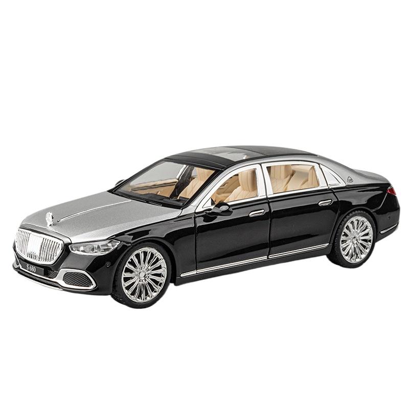 1/22 Benz Maybach S680 литая модель игрушечного автомобиля литые звуковые и световые игрушки для детей транспортное средство чёрный/серебряный
1/22 Benz Maybach S680 литая модель игрушечного автомобиля литые звуковые и световые игрушки для детей транспортное средство чёрный/серебряный