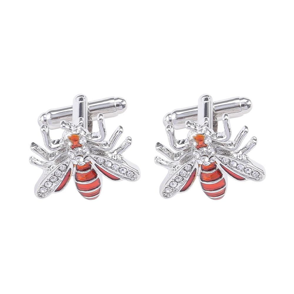 Fashion Honeybee Rhinestone Cufflinks Luxury Mens Bee Shaped Crystal Sleeve Button
Fashion Honeybee Rhinestone Cufflinks Luxury Mens Bee Shaped Crystal Sleeve Button
