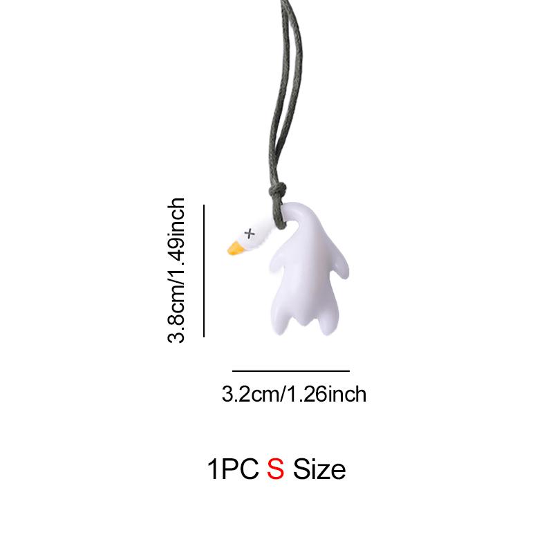 1PC/Pack Simulated Mini Roast Duck Pendant Interesting Sunlight Discoloration Color Changing Effect Hanging Ornament for Car ZYF
1PC/Pack Simulated Mini Roast Duck Pendant Interesting Sunlight Discoloration Color Changing Effect Hanging Ornament for Car ZYF