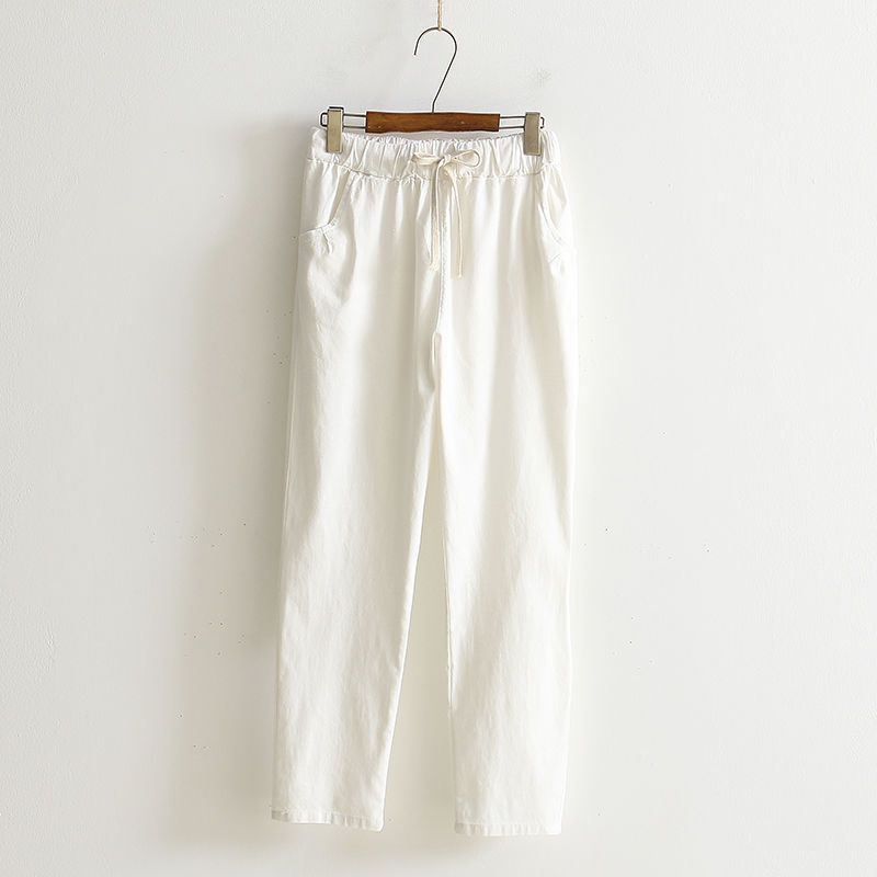 Summer New Cotton and Linen Cropped Pants Men s Loose Haren Pants Casual Thin Style XL білий
Summer New Cotton and Linen Cropped Pants Men s Loose Haren Pants Casual Thin Style XL білий