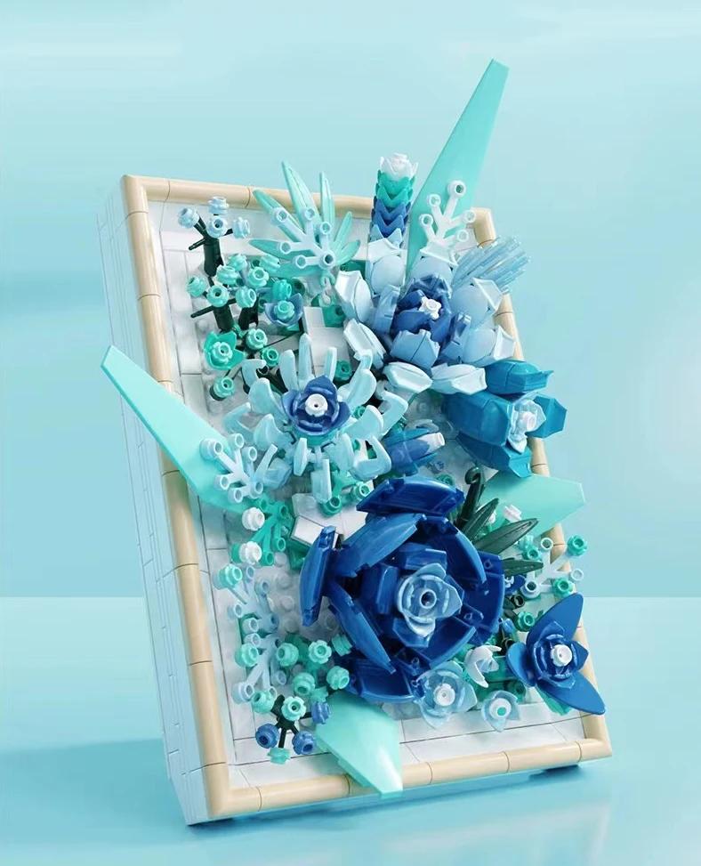 3D Flower Picture Frame Building Blocks Rose Chrysanthemum Bouquet Bricks Creative Educational Toys for Children
3D Flower Picture Frame Building Blocks Rose Chrysanthemum Bouquet Bricks Creative Educational Toys for Children