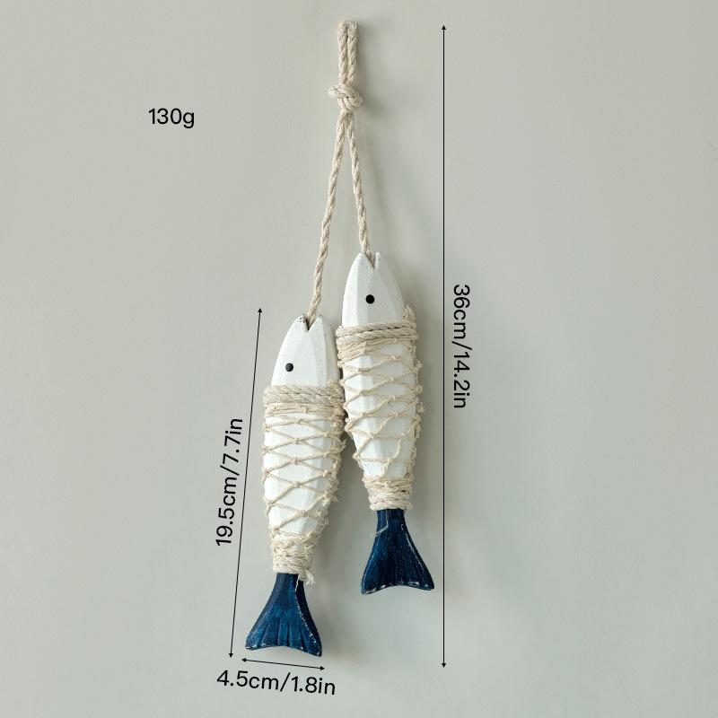Pair of Rustic Wood Fish Carving Wall Hangings, Antique-Style Abundant Blessings Decorative String for Country Home Decor
Pair of Rustic Wood Fish Carving Wall Hangings, Antique-Style Abundant Blessings Decorative String for Country Home Decor