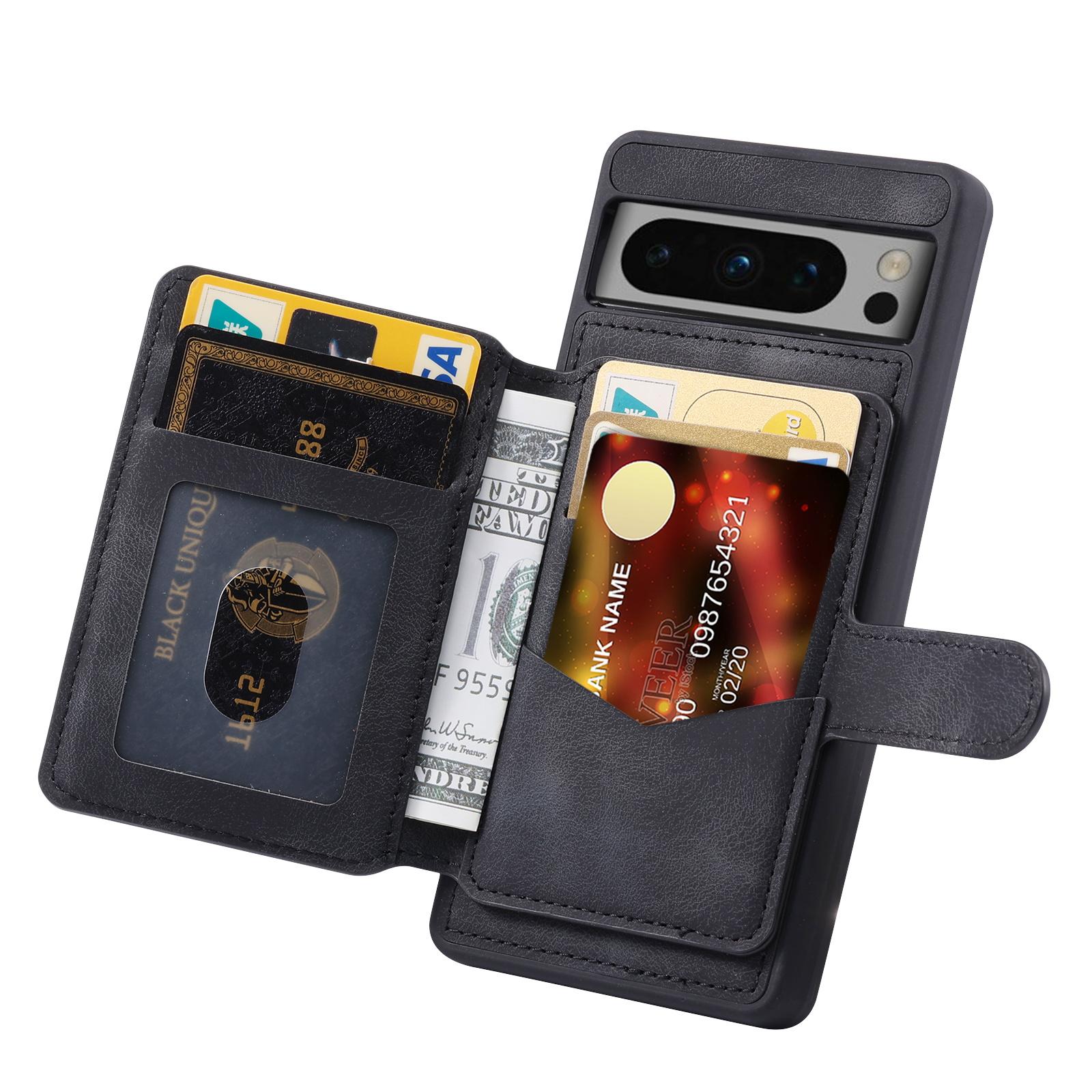 For Google Pixel 8 Pro RFID Blocking Wallet Case PU Leather Coated TPU Phone Kickstand Cover Black
For Google Pixel 8 Pro RFID Blocking Wallet Case PU Leather Coated TPU Phone Kickstand Cover Black