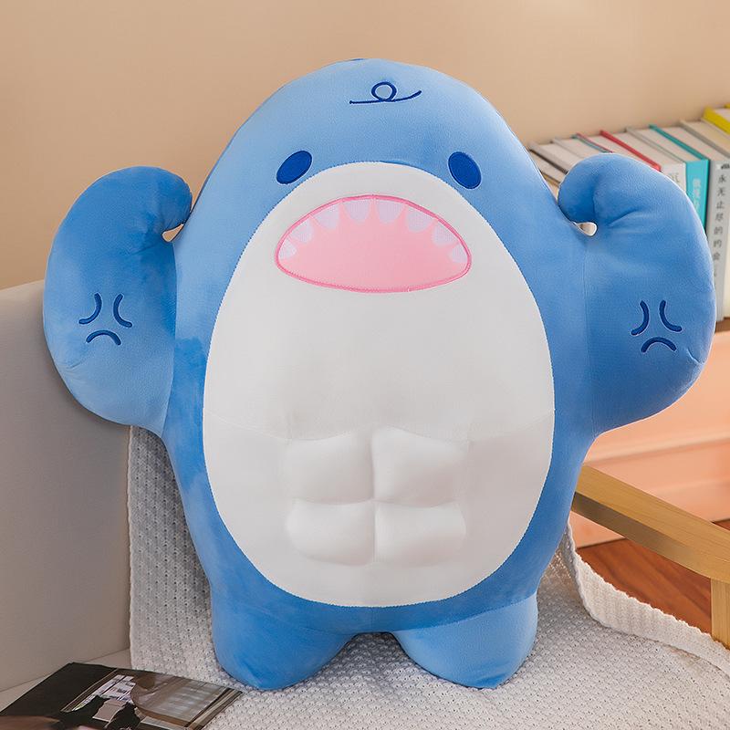 Мягкая игрушка Muscle Shark, новая милая кукла-акула, детский подарок на день рождения 50 cm (0.8kg)
Мягкая игрушка Muscle Shark, новая милая кукла-акула, детский подарок на день рождения 50 cm (0.8kg)