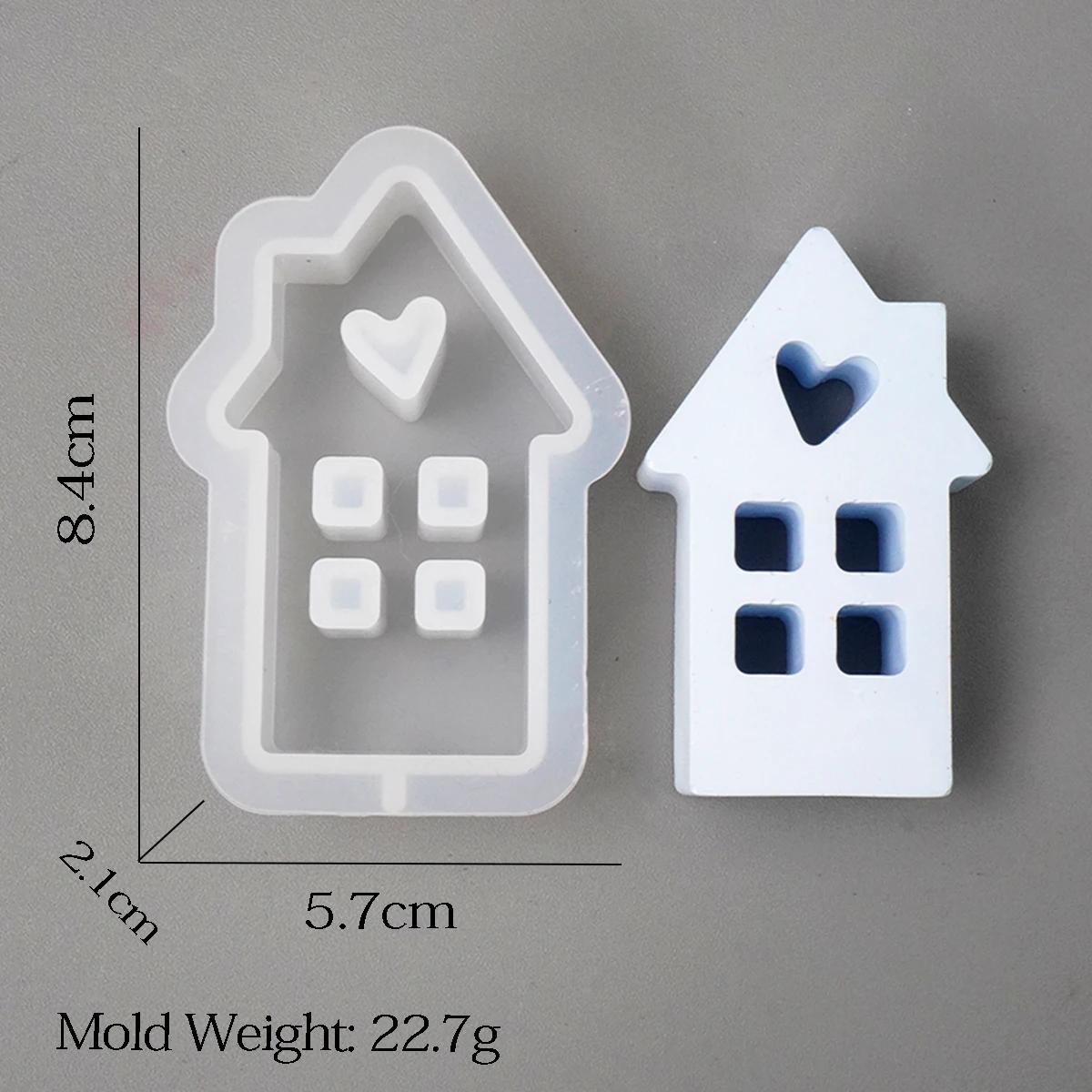 Heart House Concrete Silicone Mold DIY Handmade Candle Making Supplies Гипсовые дома Литейные формы Инструменты для поделок из смолы Домашний декор
Heart House Concrete Silicone Mold DIY Handmade Candle Making Supplies Гипсовые дома Литейные формы Инструменты для поделок из смолы Домашний декор