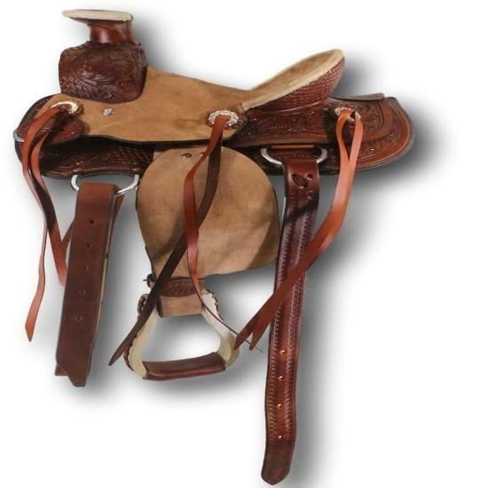 Wade Tree A Fork Premium Western Кожаное седло для рабочей лошади Roping Ranch (Доступно сиденье размером от 11 до 18 дюймов.)
Wade Tree A Fork Premium Western Кожаное седло для рабочей лошади Roping Ranch (Доступно сиденье размером от 11 до 18 дюймов.)