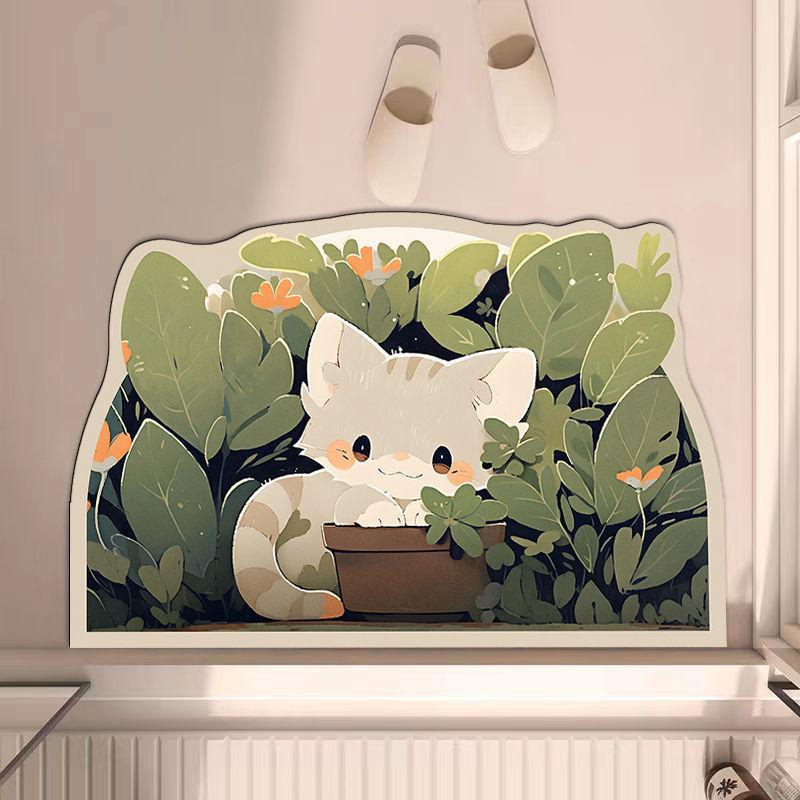 Мягкий коврик из диатомовой грязи Абсорбирующий Милый мультяшный коврик для ног в виде животного Туалетный коврик для ванной комнаты Можно обрезать 40 * 60Cm soft diatom mud
Мягкий коврик из диатомовой грязи Абсорбирующий Милый мультяшный коврик для ног в виде животного Туалетный коврик для ванной комнаты Можно обрезать 40 * 60Cm soft diatom mud