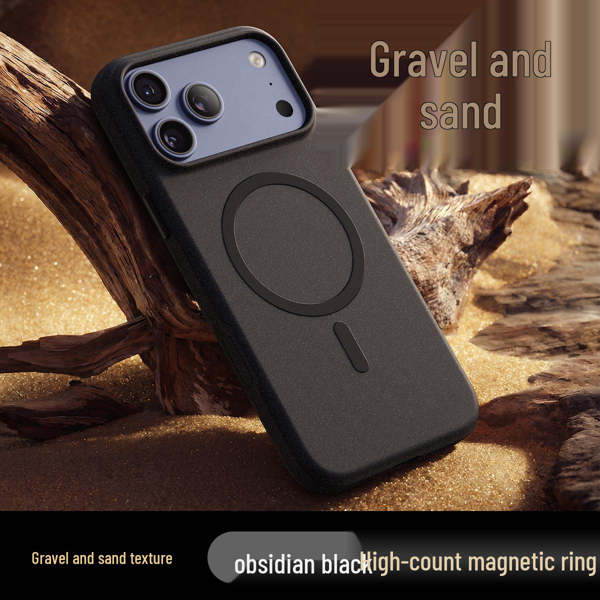 iPhone 17 Pro Max Sandstone Magnetic Frosted Anti-Fall Two-Tone Hard Case, Full Coverage iPhone 17 Pro
iPhone 17 Pro Max Sandstone Magnetic Frosted Anti-Fall Two-Tone Hard Case, Full Coverage iPhone 17 Pro