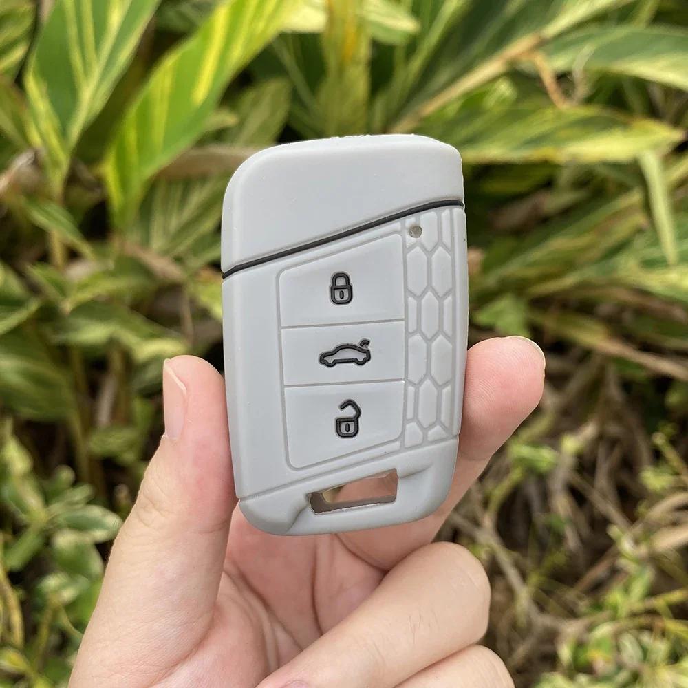 Rubber Car Key Fob Cover Silicone Protector Case for VW PASSAT B8 for Volkswagen for Skoda Kodiaq Superb A7 Remote Key Chain сірий
Rubber Car Key Fob Cover Silicone Protector Case for VW PASSAT B8 for Volkswagen for Skoda Kodiaq Superb A7 Remote Key Chain сірий