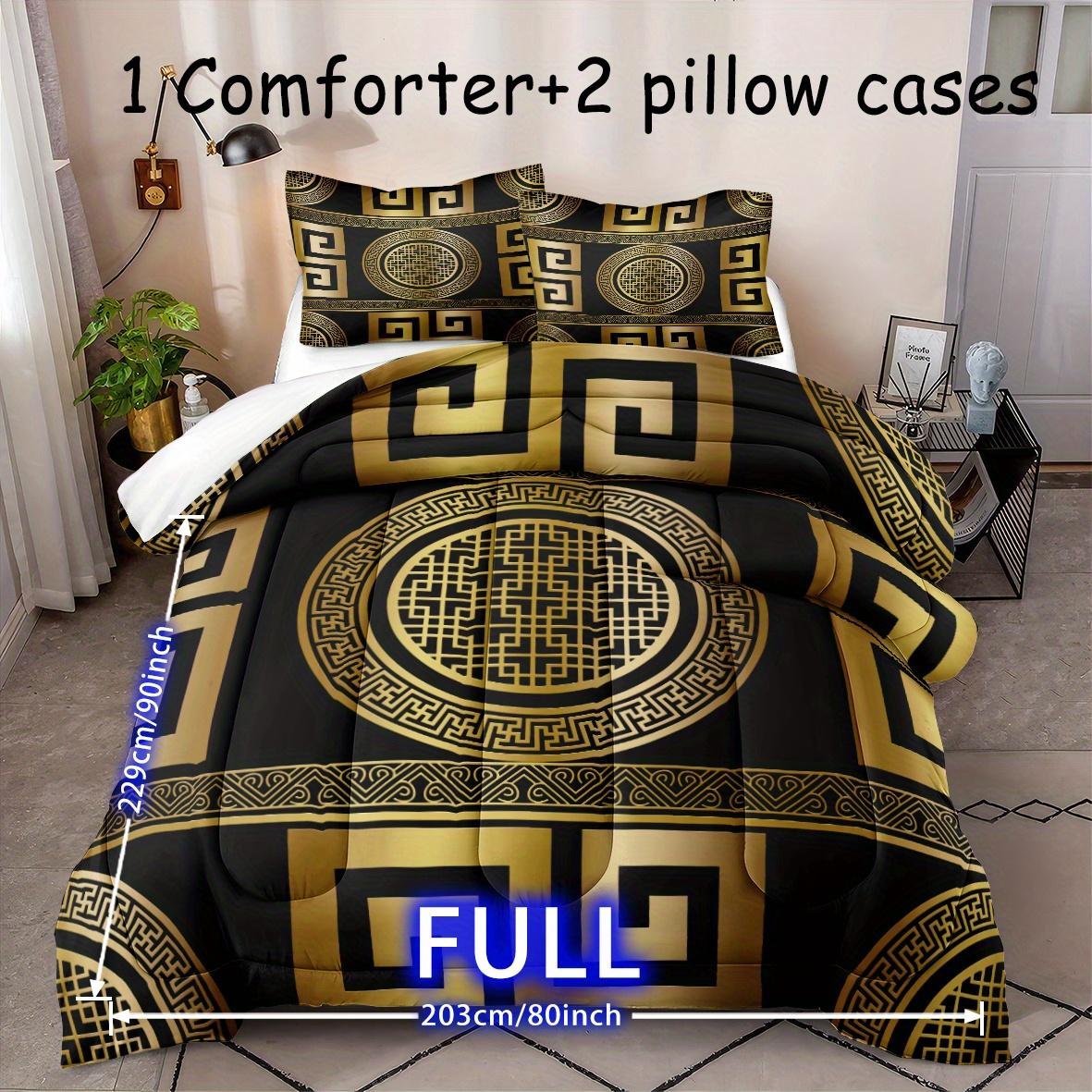3pcs Luxury Golden Geometric Printed Comforter Set Printed Bedding For Bedroom Home Dorm Decor Eu Single135x200cm
3pcs Luxury Golden Geometric Printed Comforter Set Printed Bedding For Bedroom Home Dorm Decor Eu Single135x200cm