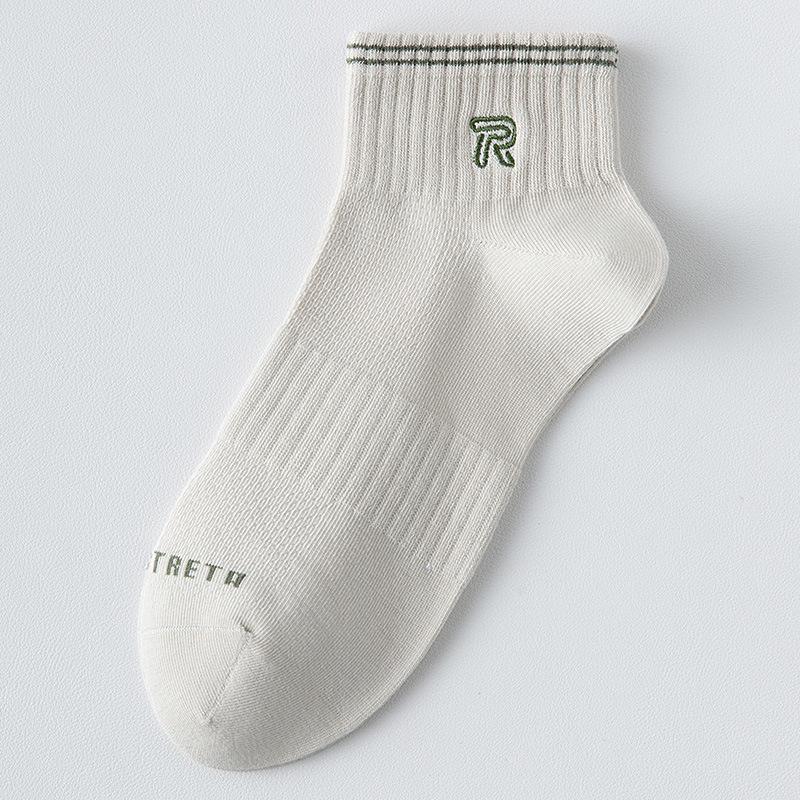 Men s Spring-Summer Cotton Low Cut Breathable Mesh Socks, Black & White, Solid Color with Letter Embroidery, Mid-Calf Sports Style One Size бежевий
Men s Spring-Summer Cotton Low Cut Breathable Mesh Socks, Black & White, Solid Color with Letter Embroidery, Mid-Calf Sports Style One Size бежевий