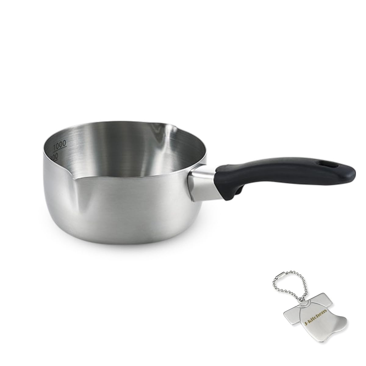 16cm Saucepan with Measuring Made in with Original Tag J-kitchens Tape, Gas/IH Compatible, Japan,
16cm Saucepan with Measuring Made in with Original Tag J-kitchens Tape, Gas/IH Compatible, Japan,