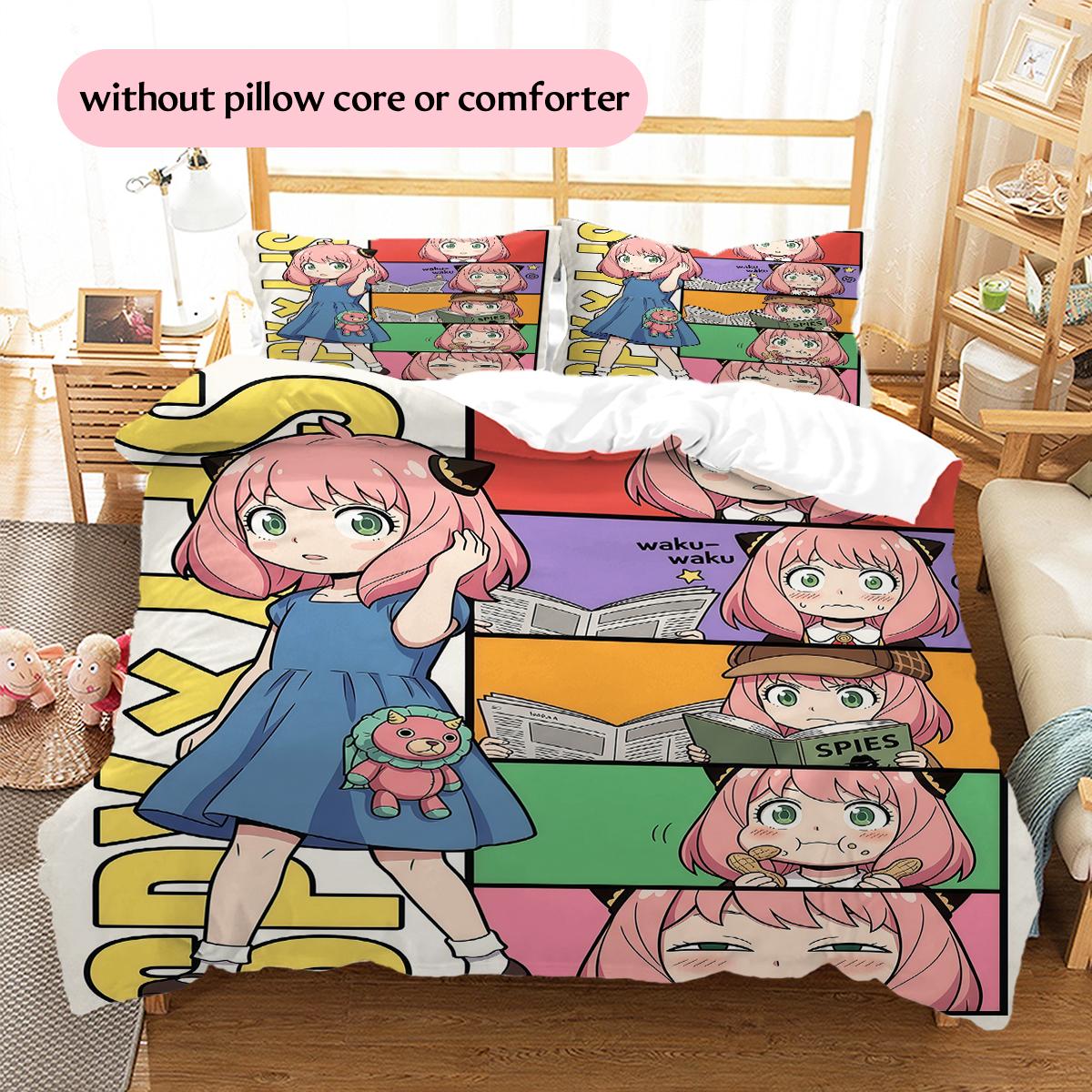 Spy Play House Pattern Bedding Quilt Set Home Decoration Gift (1 * duvet cover + 2 * pillowcase without core) 135x200cm
Spy Play House Pattern Bedding Quilt Set Home Decoration Gift (1 * duvet cover + 2 * pillowcase without core) 135x200cm