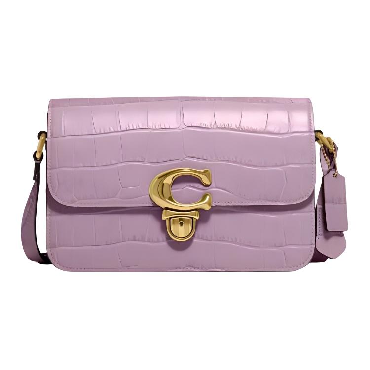 Coach Studio 25 C Logo Flap Crossbody Bag With Adjustable Shoulder Strap Women Shoulder Bag Purple C6640-B4NBC Basic Set (Bag+Dust Bag)
Coach Studio 25 C Logo Flap Crossbody Bag With Adjustable Shoulder Strap Women Shoulder Bag Purple C6640-B4NBC Basic Set (Bag+Dust Bag)