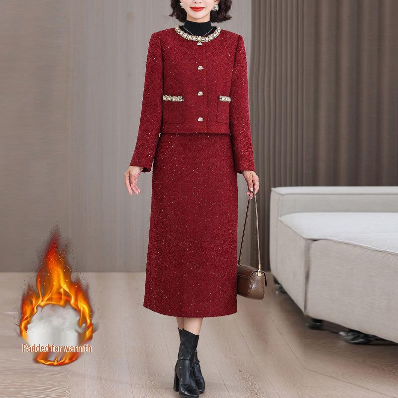 Elegant Red Mother-in-Law Wedding Set: Cotton-Enhanced Women s Small-Fragrance Style Dress 4XL
Elegant Red Mother-in-Law Wedding Set: Cotton-Enhanced Women s Small-Fragrance Style Dress 4XL