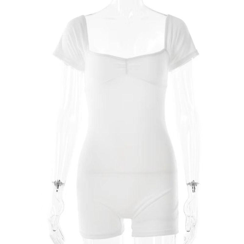 Fashion Style New Arrival Short Sleeve Sexy Tight Backless Short Women s Overall Sexy Backless Jumpsuit White L
Fashion Style New Arrival Short Sleeve Sexy Tight Backless Short Women s Overall Sexy Backless Jumpsuit White L