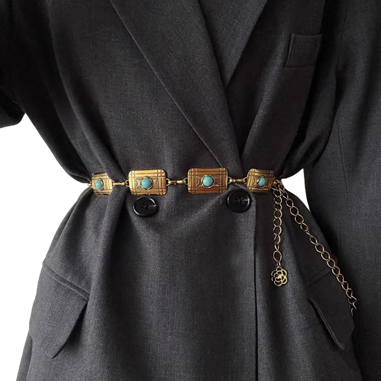 Delicate Relief Turquoise Buckle Waist Belt Women Prom Party Dress Belt Thin Shinning Ethnic Style Adjustable Belt
Delicate Relief Turquoise Buckle Waist Belt Women Prom Party Dress Belt Thin Shinning Ethnic Style Adjustable Belt