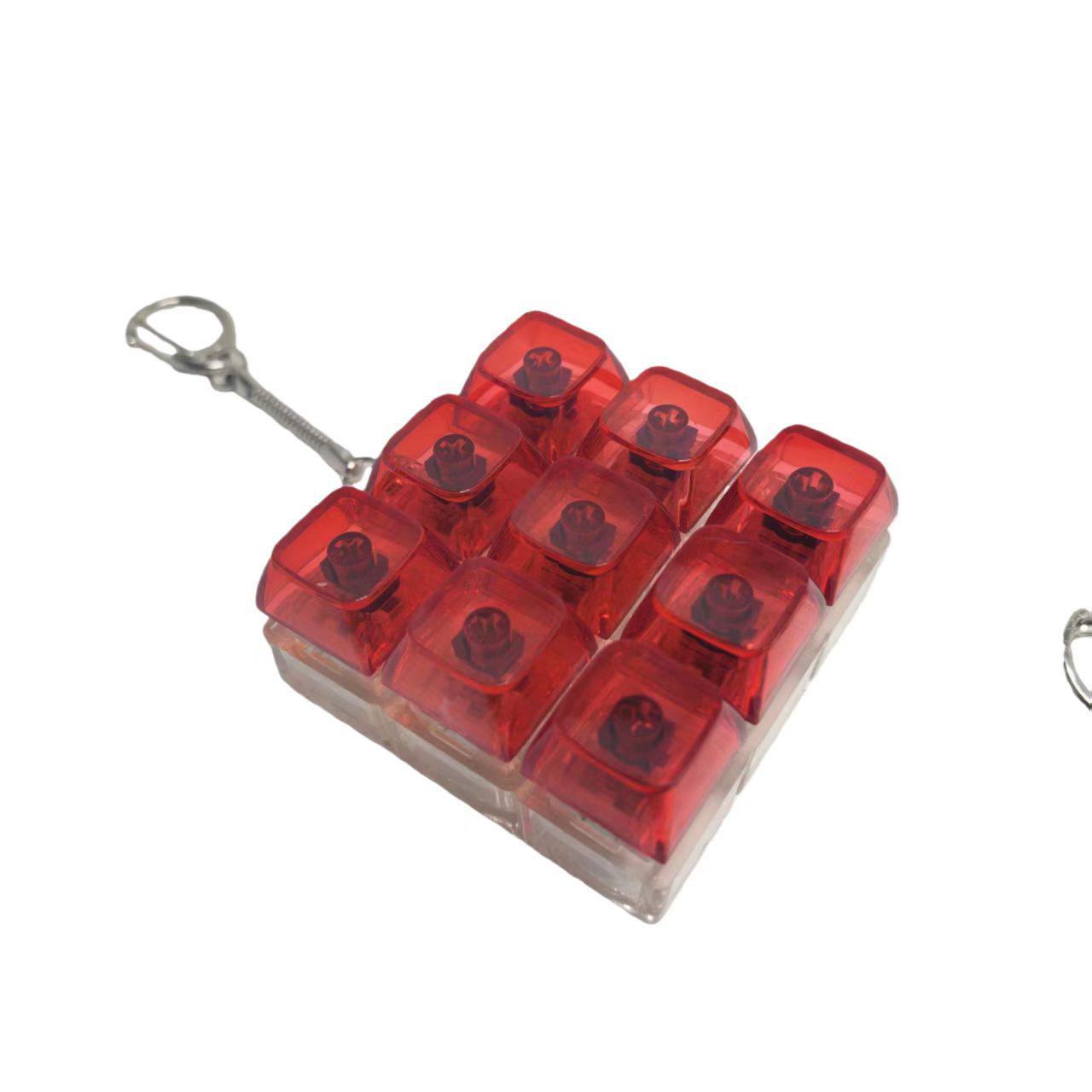 Дев ятиклавішна механічна клавіатура Брелок для зняття стресу No Light
Дев ятиклавішна механічна клавіатура Брелок для зняття стресу No Light