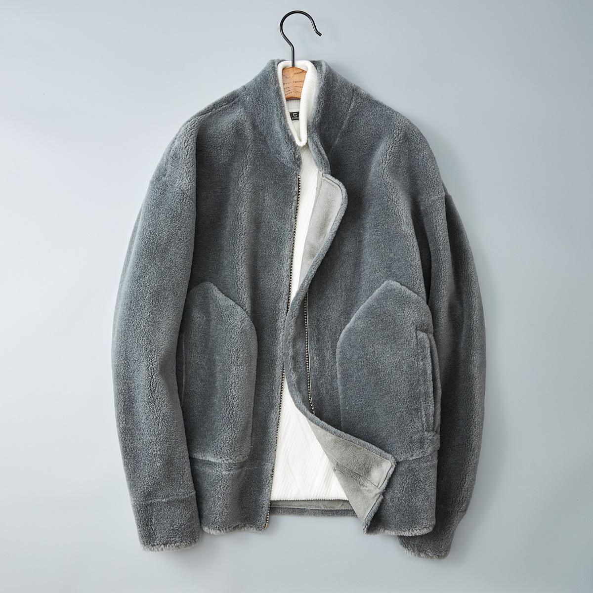 2025 Men s European Stand Collar Shearling Wool Jacket XXL сірий колір
2025 Men s European Stand Collar Shearling Wool Jacket XXL сірий колір