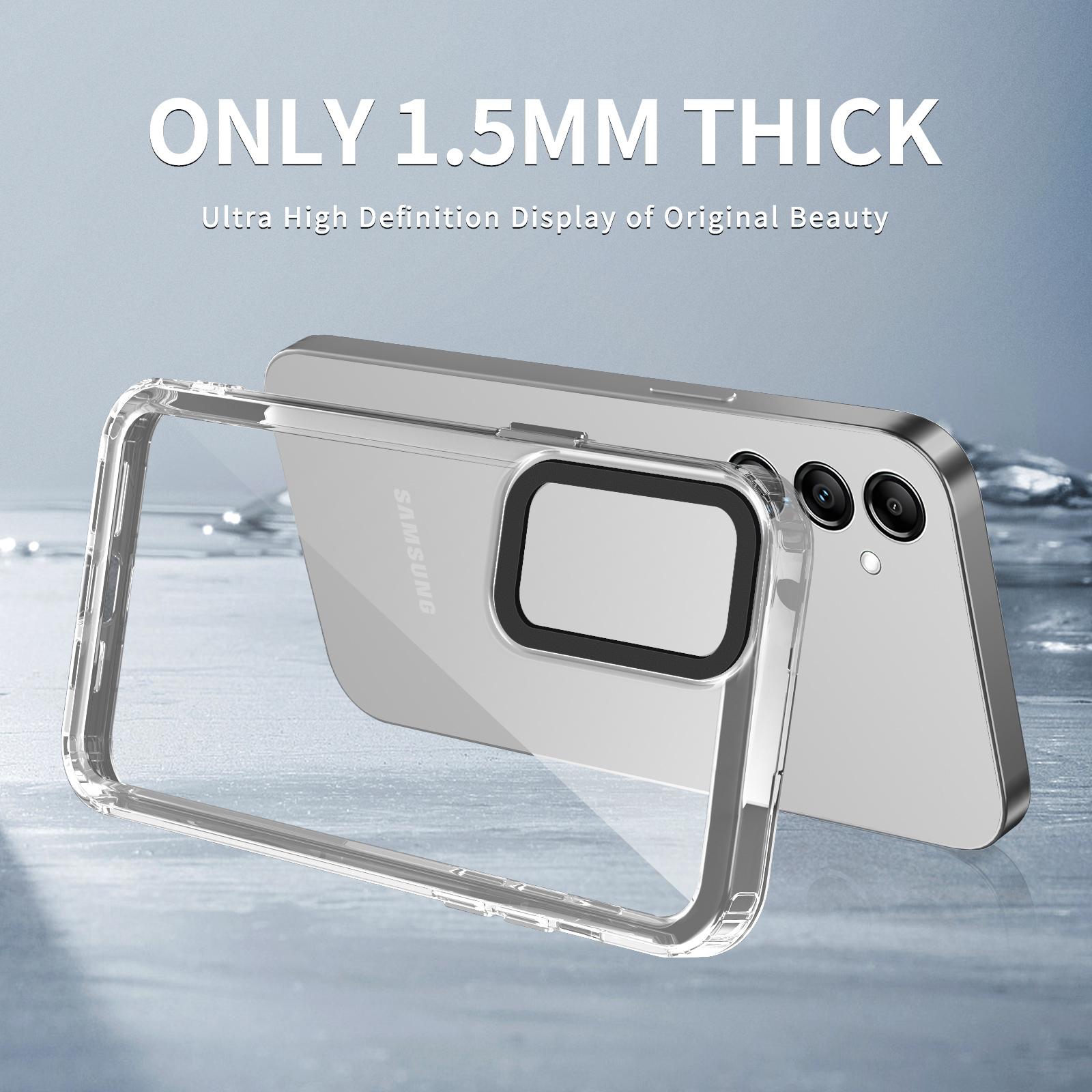 For Samsung Galaxy A15 5G Phone Case PC+TPU Reinforced Corner Clear Back Cover Transparent Black
For Samsung Galaxy A15 5G Phone Case PC+TPU Reinforced Corner Clear Back Cover Transparent Black