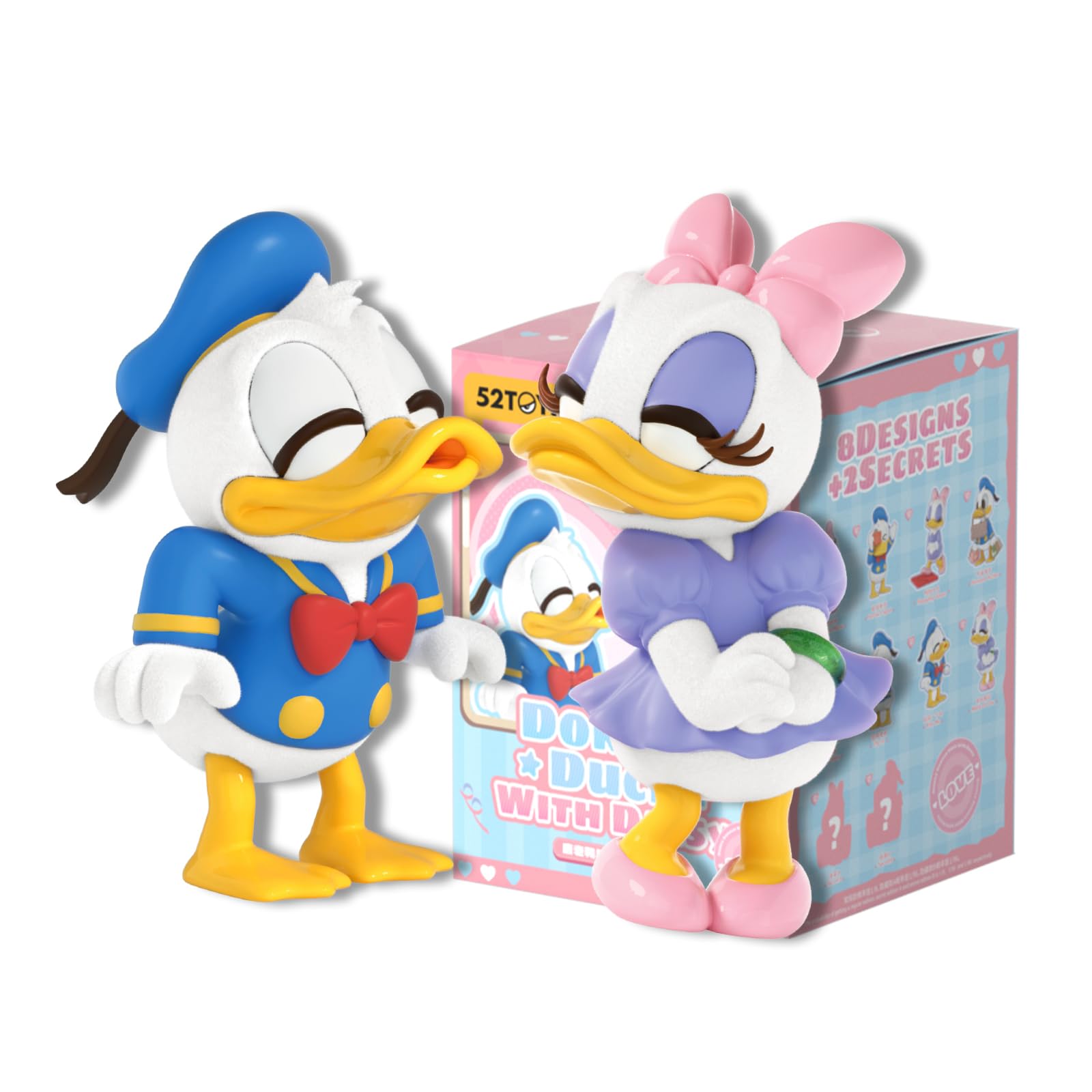 52TOYS BLINDBOX Donald Duck with Daisy Series Blind Box Trading Figures Collectible Figures Painted Gachapon Desktop Decoration Doll Toys Perfect Gift білий
52TOYS BLINDBOX Donald Duck with Daisy Series Blind Box Trading Figures Collectible Figures Painted Gachapon Desktop Decoration Doll Toys Perfect Gift білий