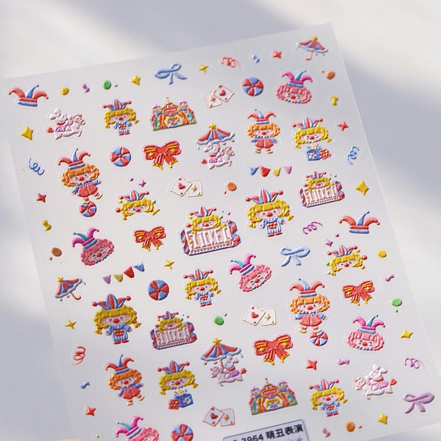 TENSOR Новые самоклеящиеся матовые наклейки для ногтей - TS-3964: Милые, Причудливые Дизайны
TENSOR Новые самоклеящиеся матовые наклейки для ногтей - TS-3964: Милые, Причудливые Дизайны