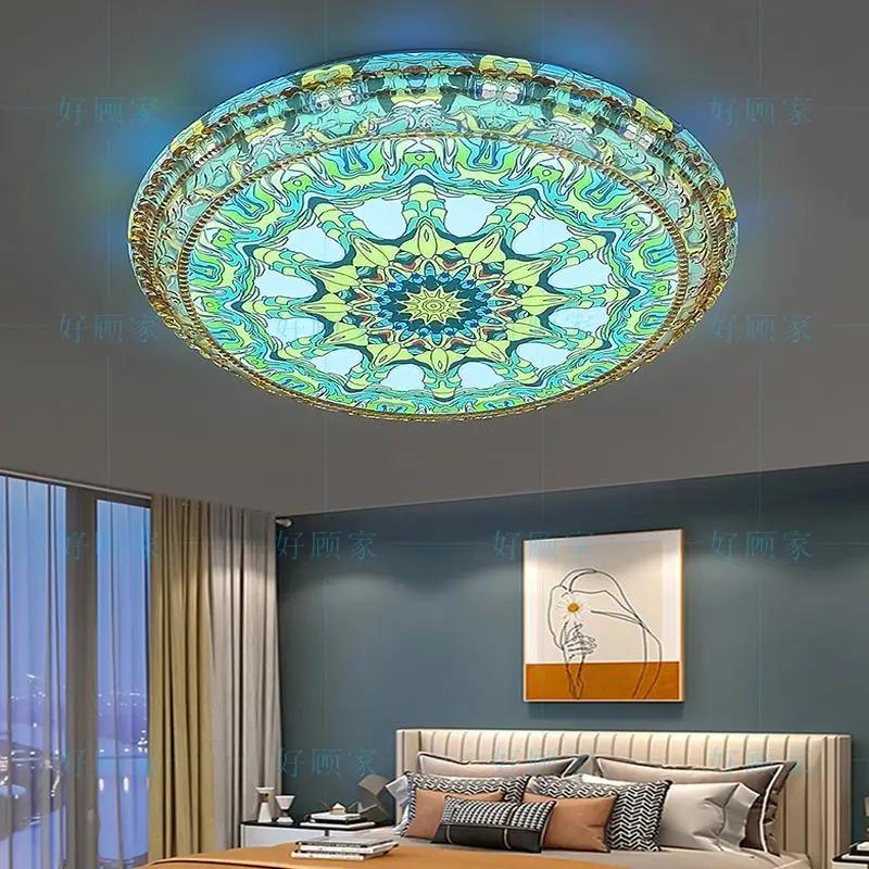 Круглый светодиодный энергосберегающий потолочный светильник в европейском стиле, декоративная световая полоса для спальни Warm light
Круглый светодиодный энергосберегающий потолочный светильник в европейском стиле, декоративная световая полоса для спальни Warm light